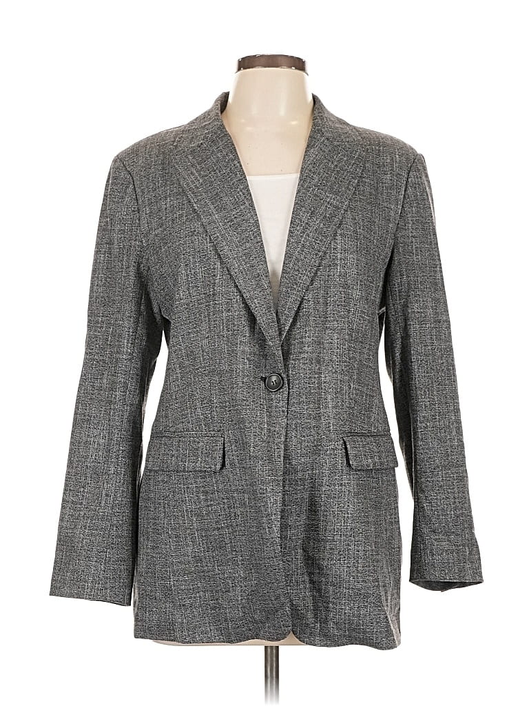 Click to view more detailed imagery on our partner's website Pre-owned Nordstrom Blazer Jacket In Gray