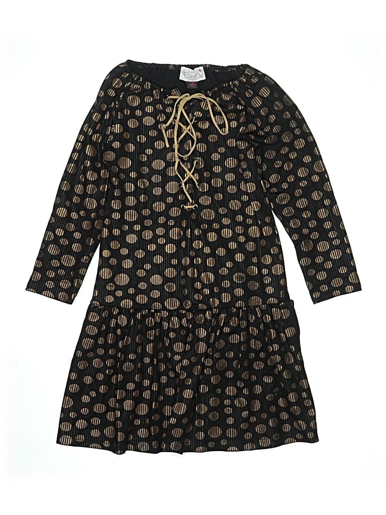 Pre-owned Assorted Brands Kids' Dress In Black