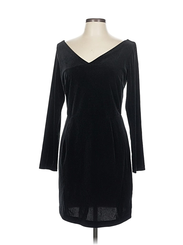 Pre-owned H&m Cocktail Dress In Black