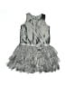 Isobella & Chloe 100% Polyester Silver Gray Dress Size 6X - photo 1