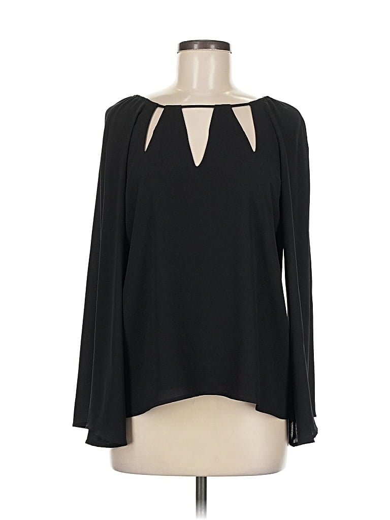 Pre-owned 41hawthorn Long Sleeve Blouse In Black