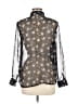 Assorted Brands Black Blue Long Sleeve Blouse Size M - photo 2
