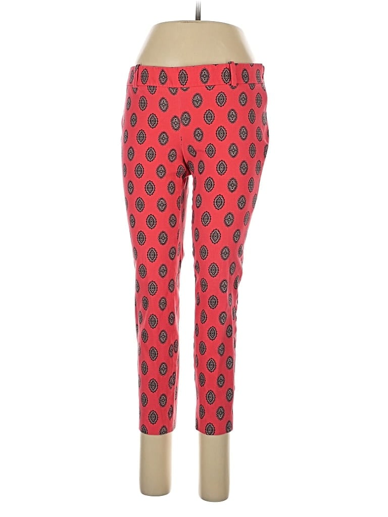 Pre-owned J.crew Factory Store Leggings In Red