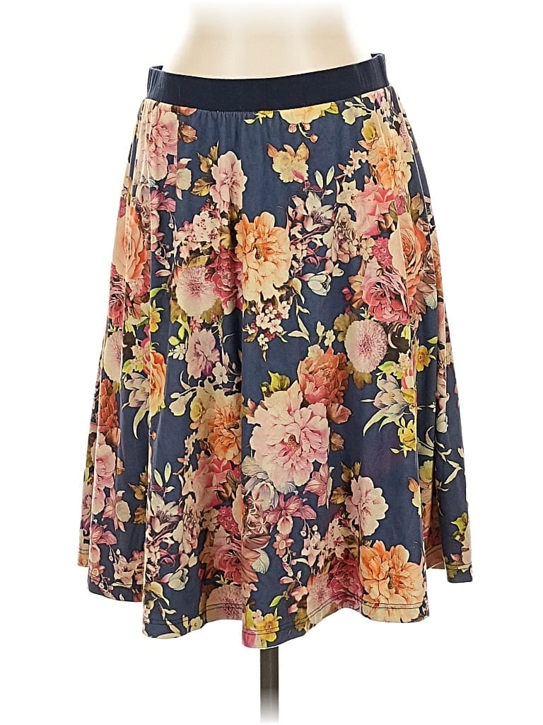 Pre-owned Le Lis Casual Skirt In Blue