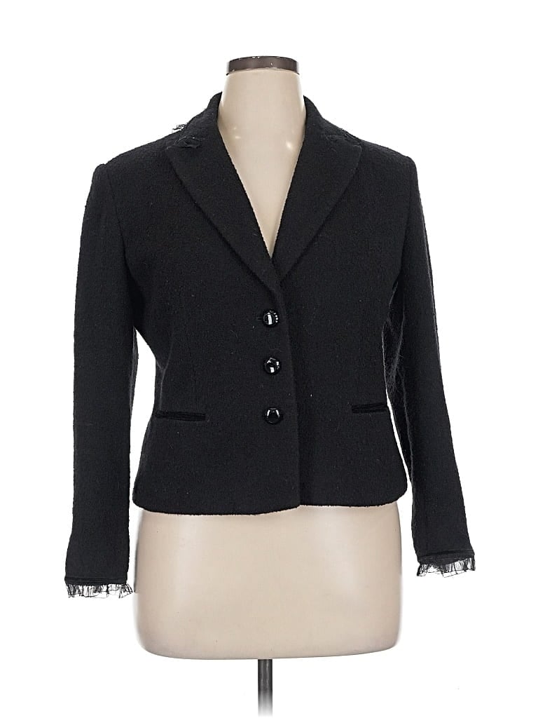 Click to view more detailed imagery on our partner's website Pre-owned Jones New York Blazer Jacket In Black