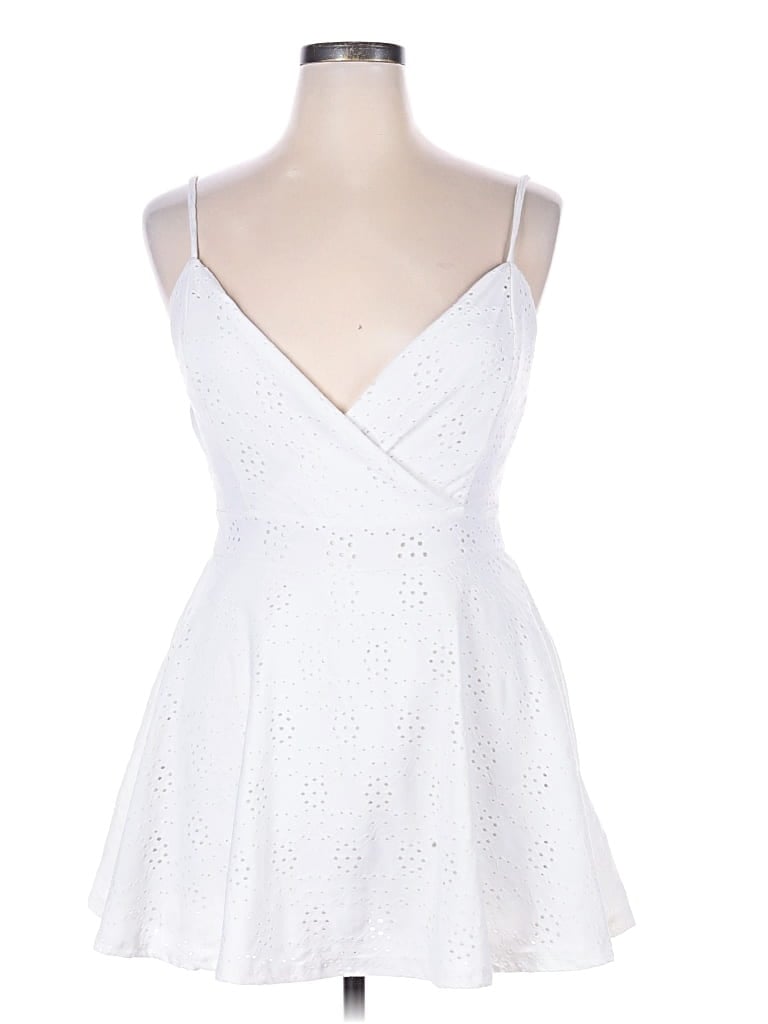 Pre-owned J For Justify Romper In White