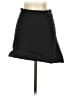 Aqua Solid Black Casual Skirt Size S - photo 2