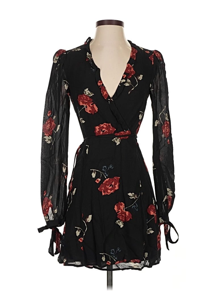 Pre-owned Reformation Cocktail Dress In Black