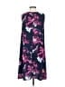 Halogen 100% Polyester Print Purple Casual Dress Size S - photo 2