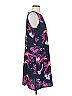 Halogen 100% Polyester Print Purple Casual Dress Size S - photo 4