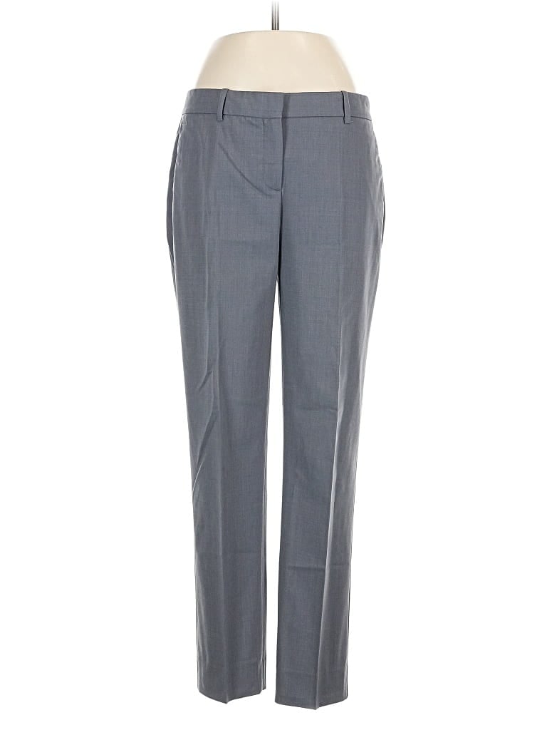Pre-owned Theory Wool Pants In Gray