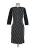 D. Exterior 100% Polyester Graphic Black Cocktail Dress Size S - photo 2