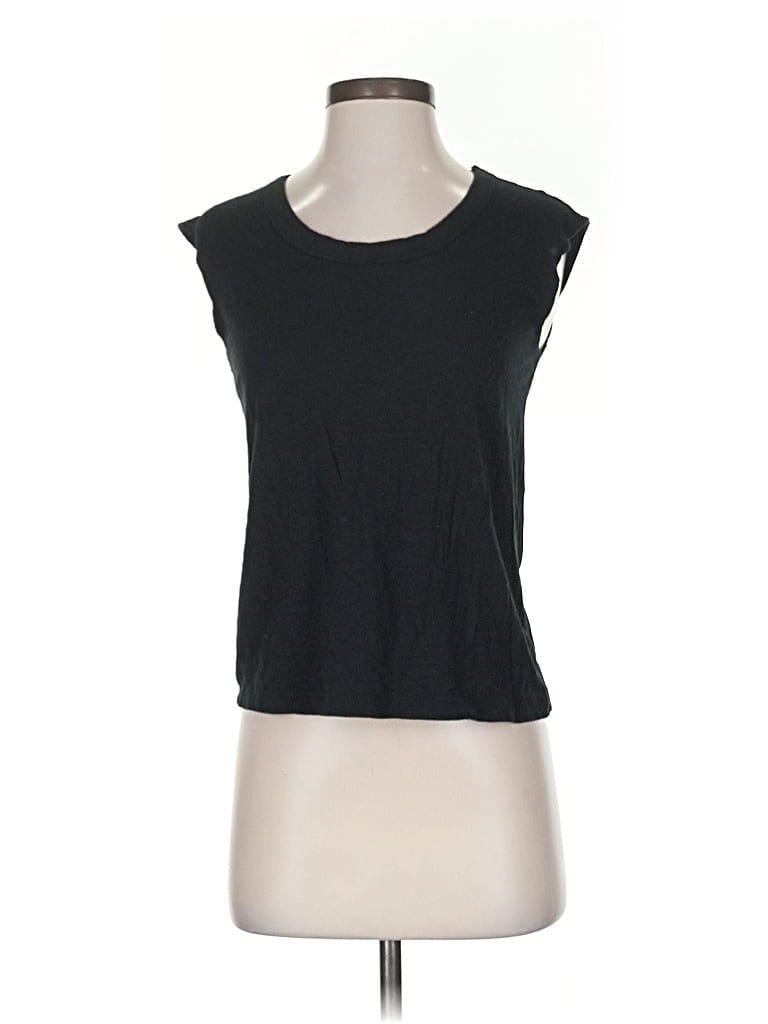 Pre-owned Banana Republic Factory Store Sleeveless T-shirt In Black