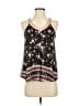 Rewind 100% Polyester Black Sleeveless Blouse Size S - photo 1