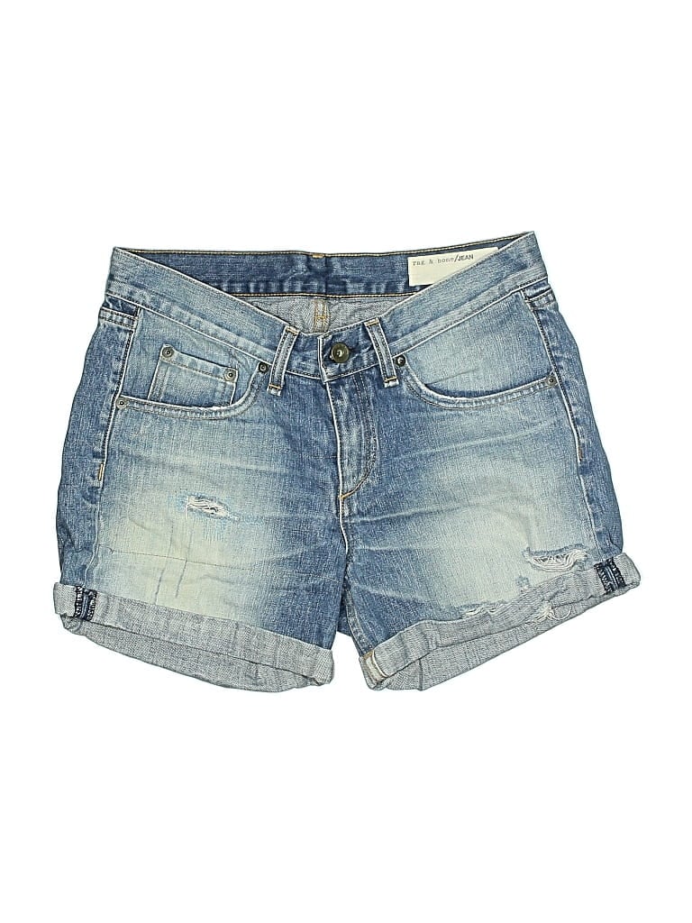 Pre-owned Rag & Bone Denim Shorts In Blue