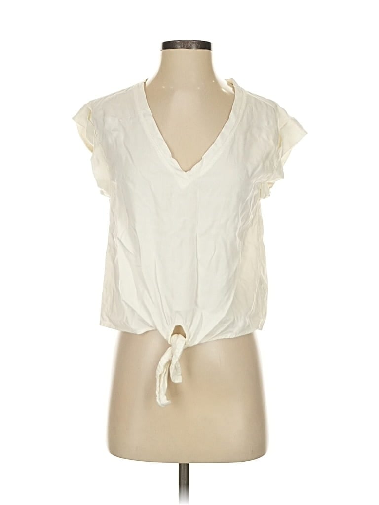 Pre-owned Cloth & Stone X Anthropologie Sleeveless Blouse In White