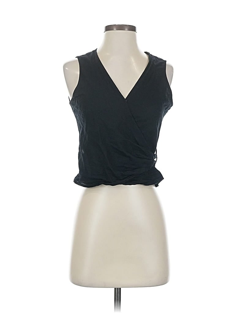 Pre-owned Banana Republic Sleeveless Blouse In Black