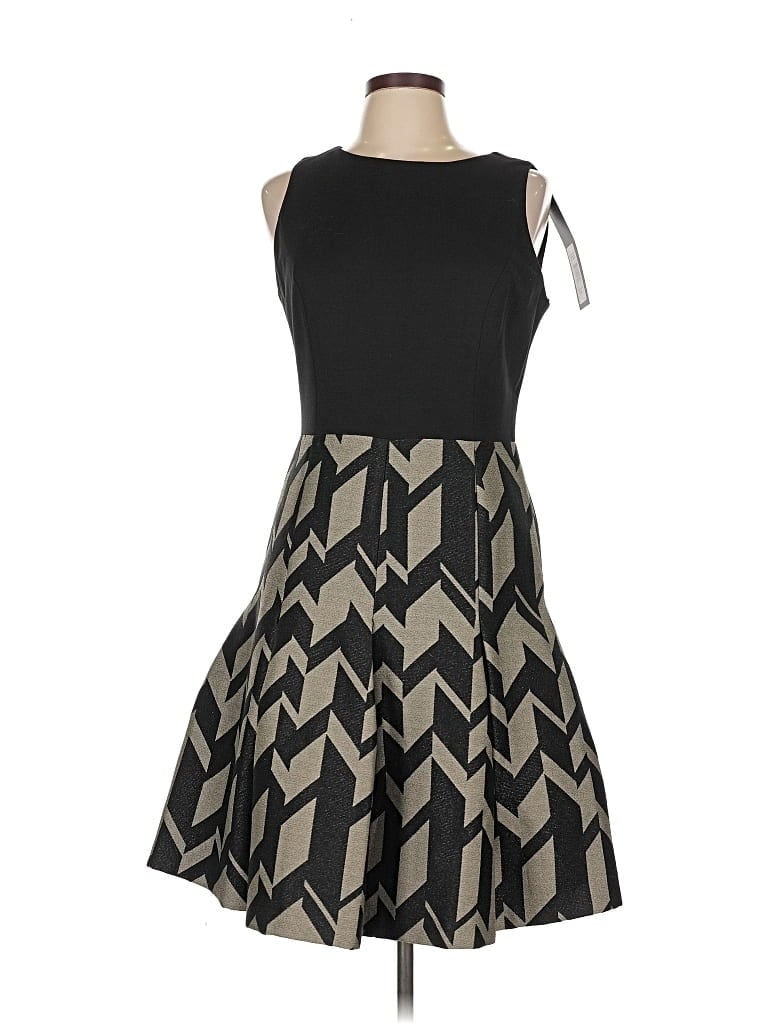 Pre-owned Badgley Mischka Cocktail Dress In Gray