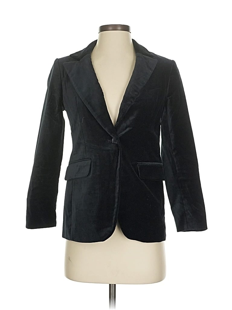 Pre-owned Banana Republic Factory Store Blazer Jacket In Black