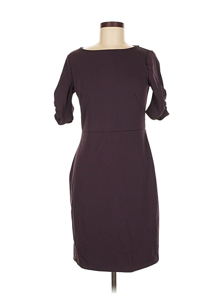 Pre-owned Ann Taylor Cocktail Dress In Burgundy