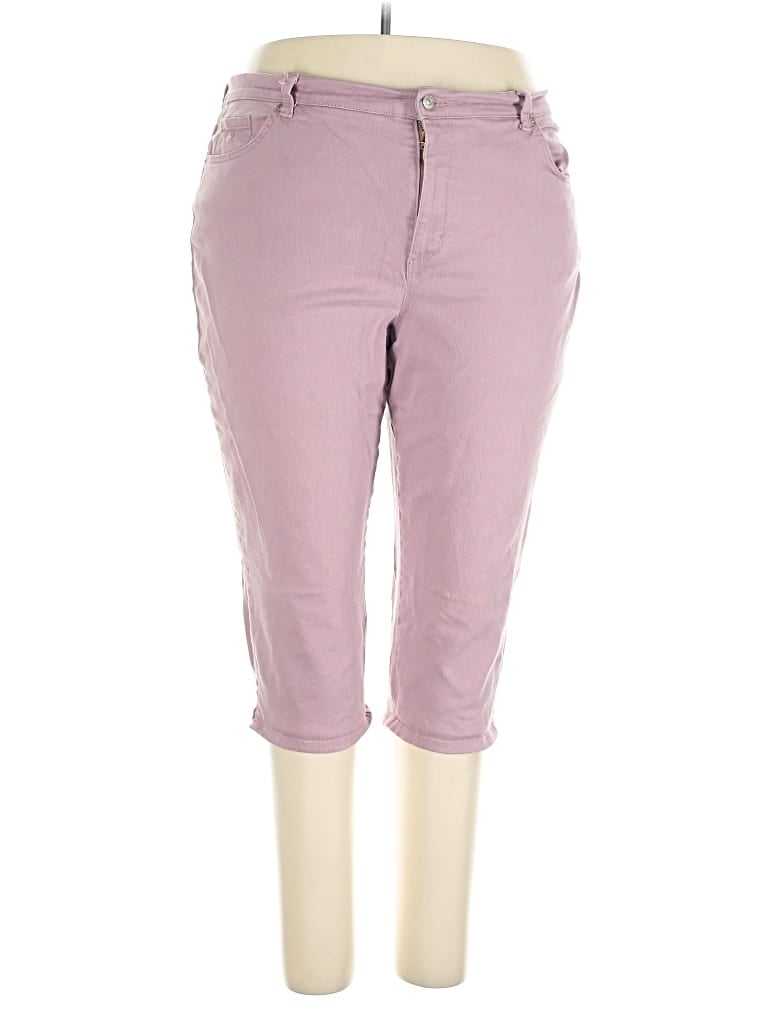 Pre-owned Gloria Vanderbilt Jeggings In Purple