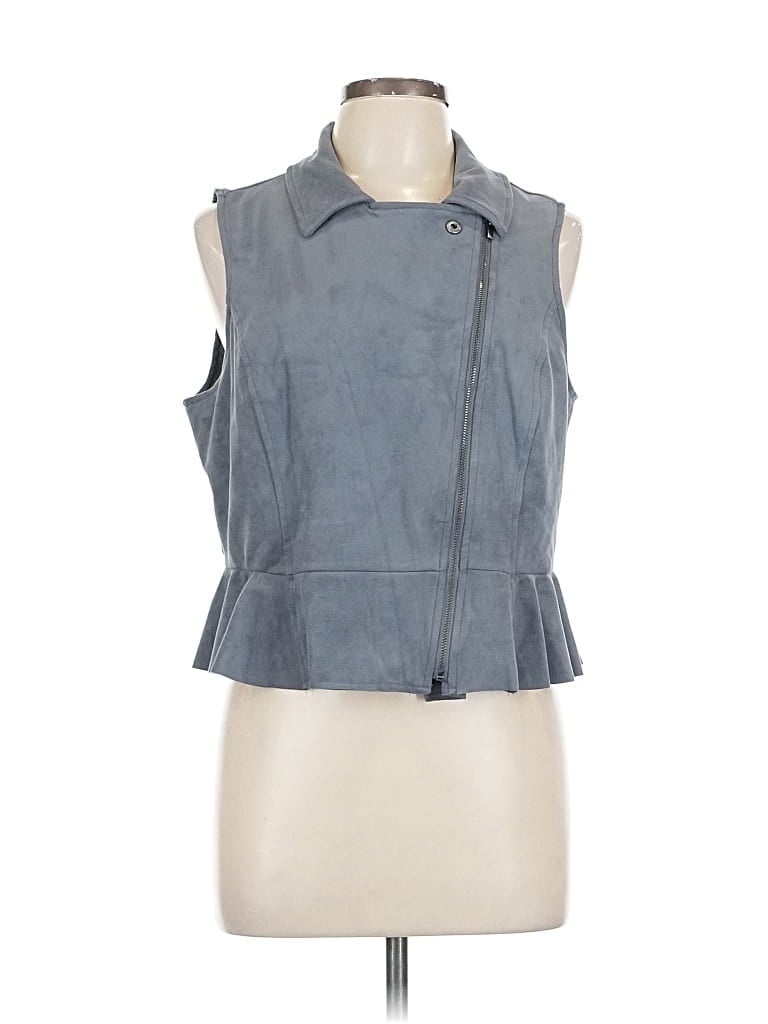 Pre-owned Lc Lauren Conrad Sleeveless Blouse In Gray