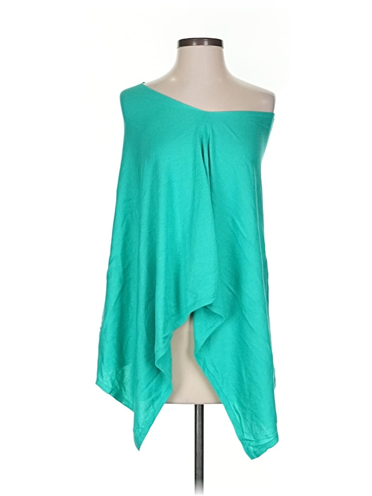 Pre-owned Talbots Poncho In Blue