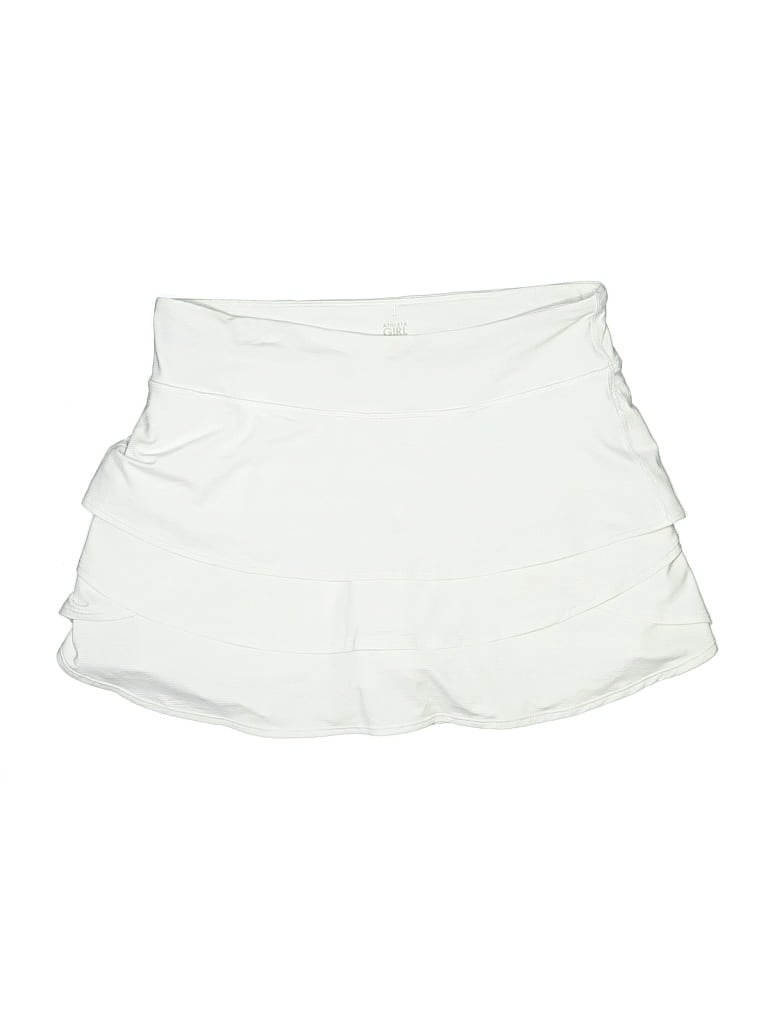 Pre-owned Athleta Girl Kids' Skirt In White