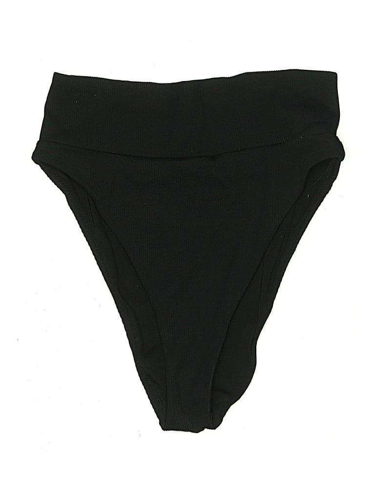 Pre-owned Aerie Swimsuit Bottoms In Black