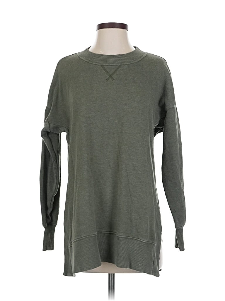 Pre-owned Aerie Pullover Sweater In Green