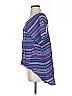 Tolani 100% Silk Blue Short Sleeve Top Size XS - photo 5