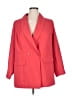 Jessica London 100% Polyester Solid Red Blazer Size 14 - photo 1