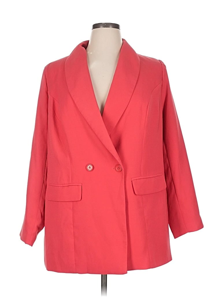 Click to view more detailed imagery on our partner's website Pre-owned Jessica London Blazer Jacket In Red
