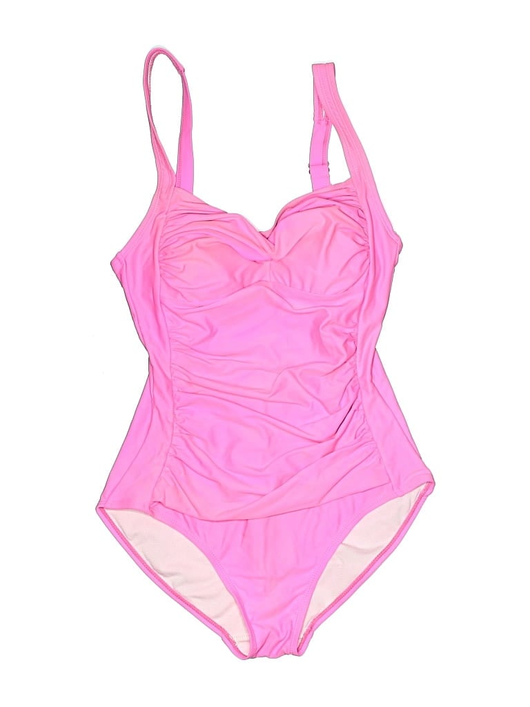 UNBRANDED Pre-owned One Piece Swimsuit In Pink