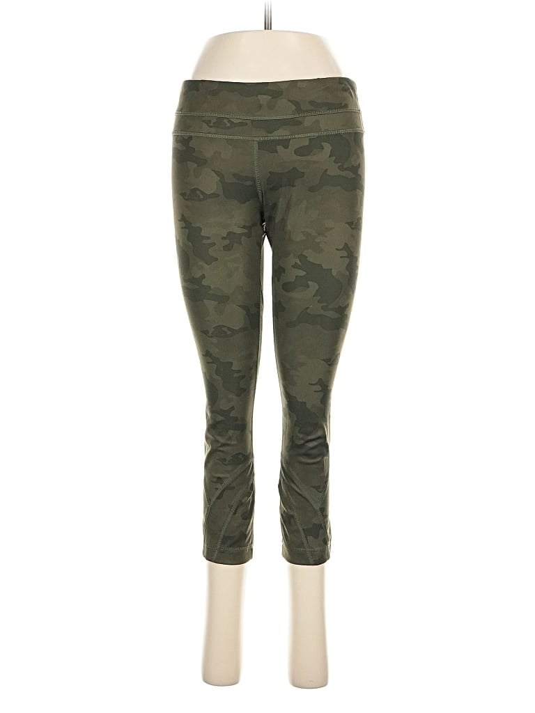 Pre-owned Lululemon Athletica Active Pants In Green