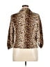 Vamp Animal Print Gold Blazer Size 1X - photo 2