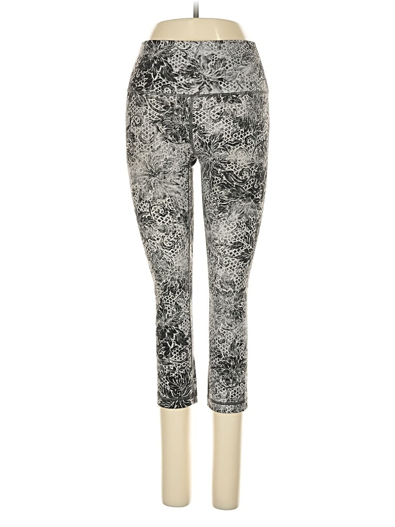 Pre-owned Lululemon Athletica Leggings In Gray