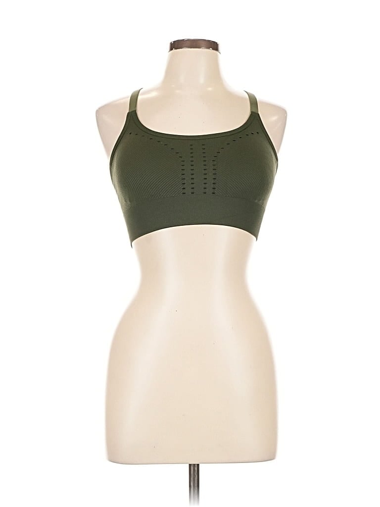 Pre-owned All In Motion Tank Top Green Halter Neckline Tops