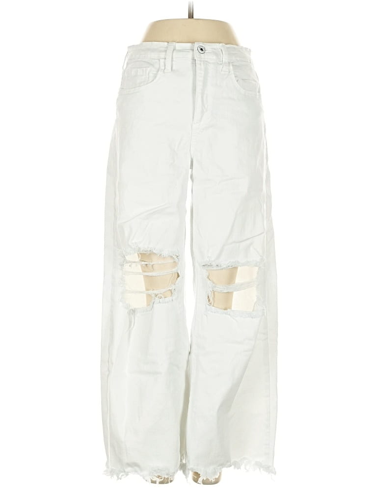 Pre-owned Sneak Peek Jeans In White
