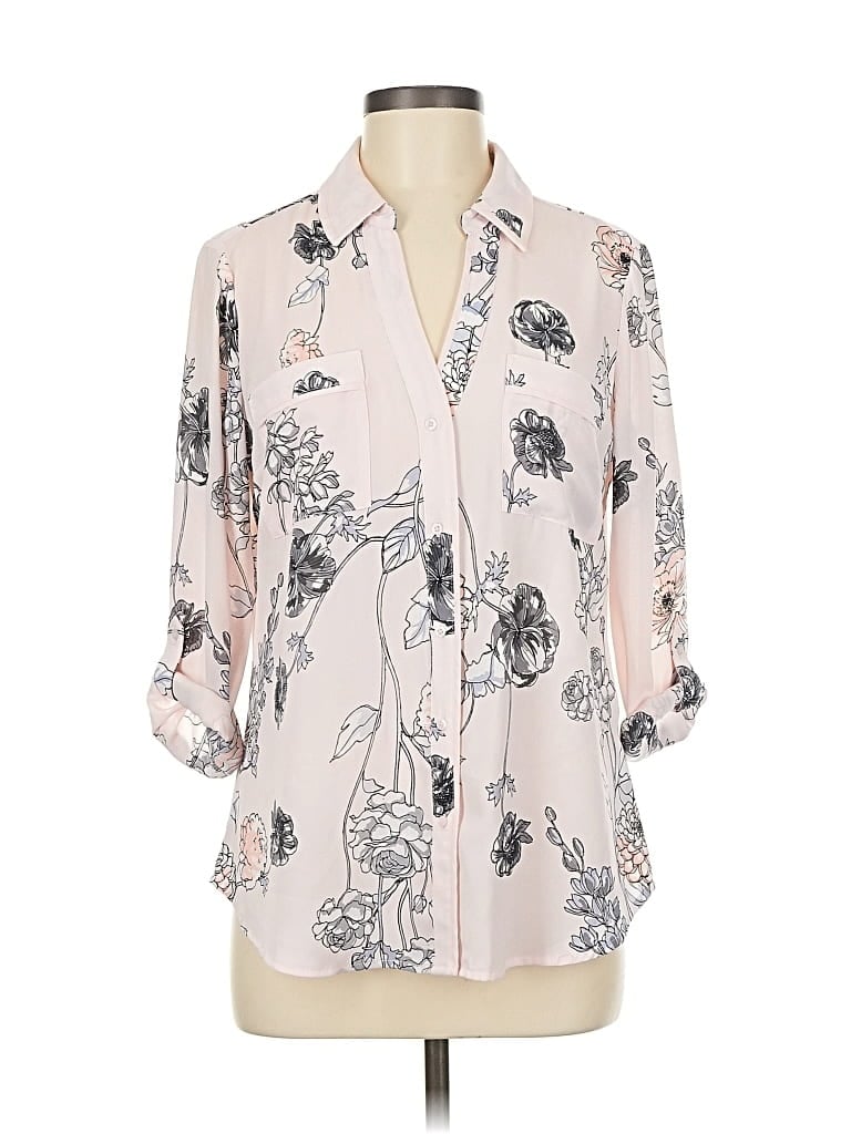 Pre-owned Candies Candie's 3/4 Sleeve Blouse In White