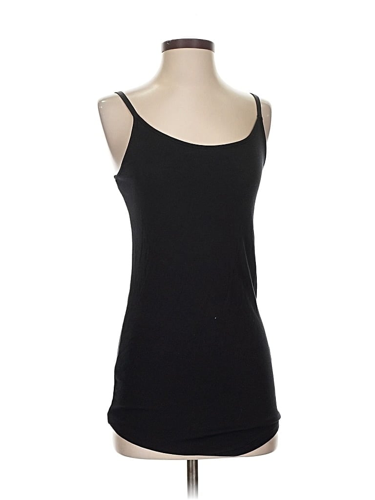 Pre-owned Universal Standard Tank Top Black Scoop Neck Tops