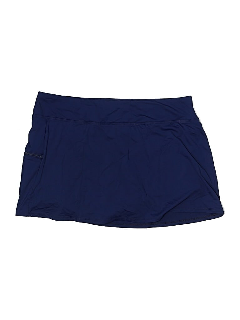 Pre-owned Beach House Casual Skirt In Blue