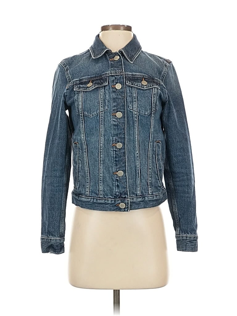 Pre-owned Banana Republic Factory Store Denim Jacket In Blue