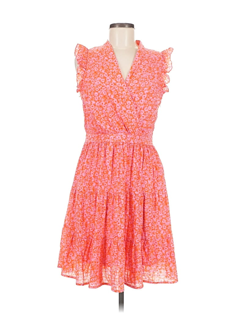 Pre-owned Rachel Zoe Tjx Casual Dress In Orange