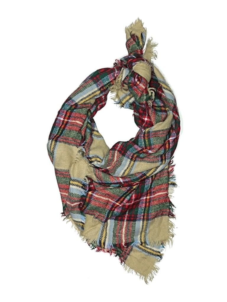 Pre-owned Unbranded Scarf In Brown