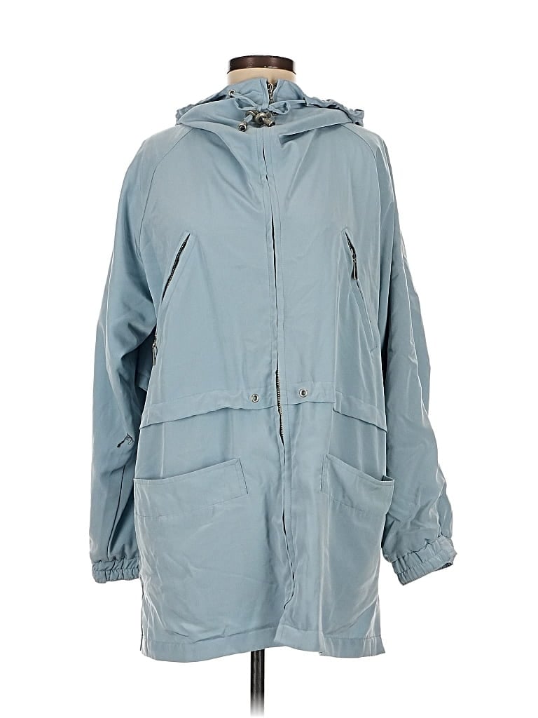 Pre-owned Jones New York Raincoat In Blue