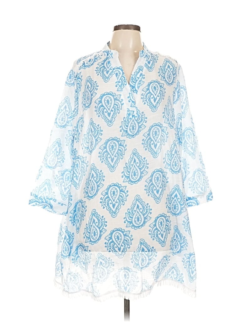 Pre-owned Lularoe Casual Dress In Blue