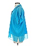 Tracy Reese 100% Silk Color Block Blue Blouse Size S - photo 5