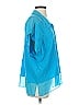 Tracy Reese 100% Silk Color Block Blue Blouse Size S - photo 4