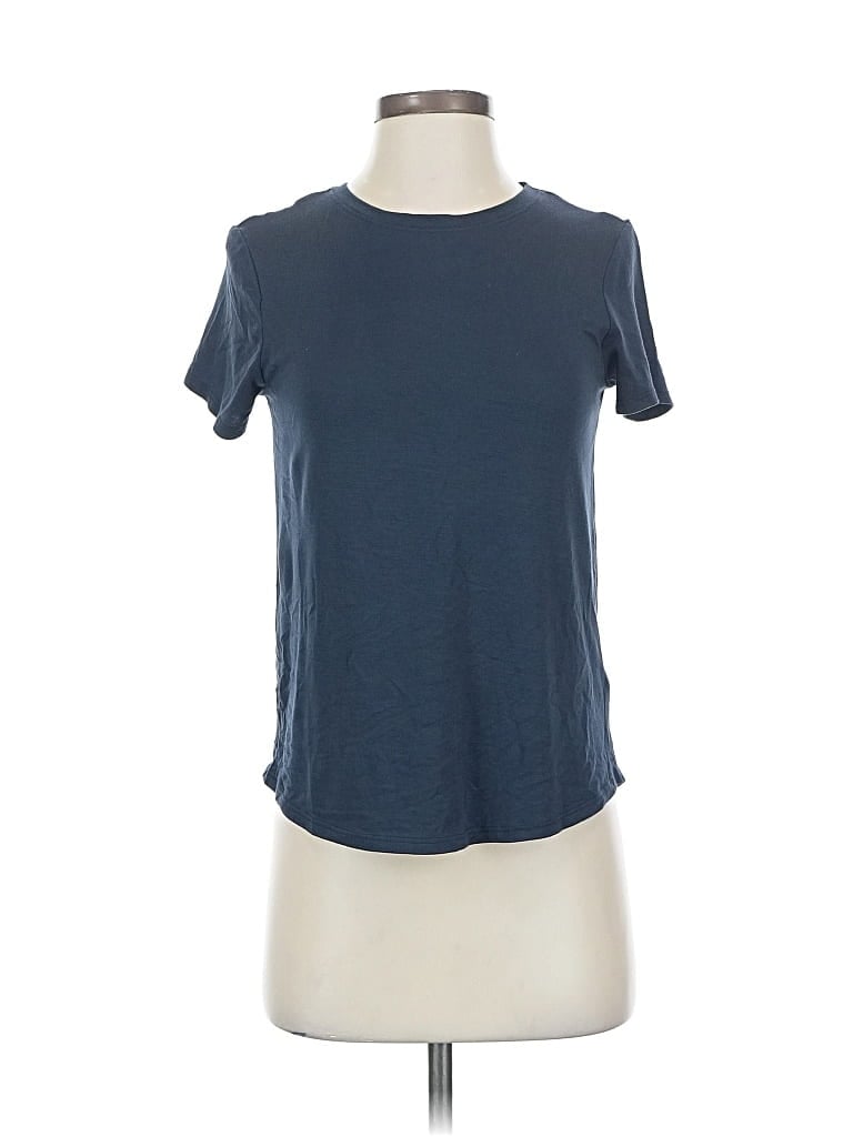 TAHARI Pre-owned Short Sleeve T-shirt In Blue